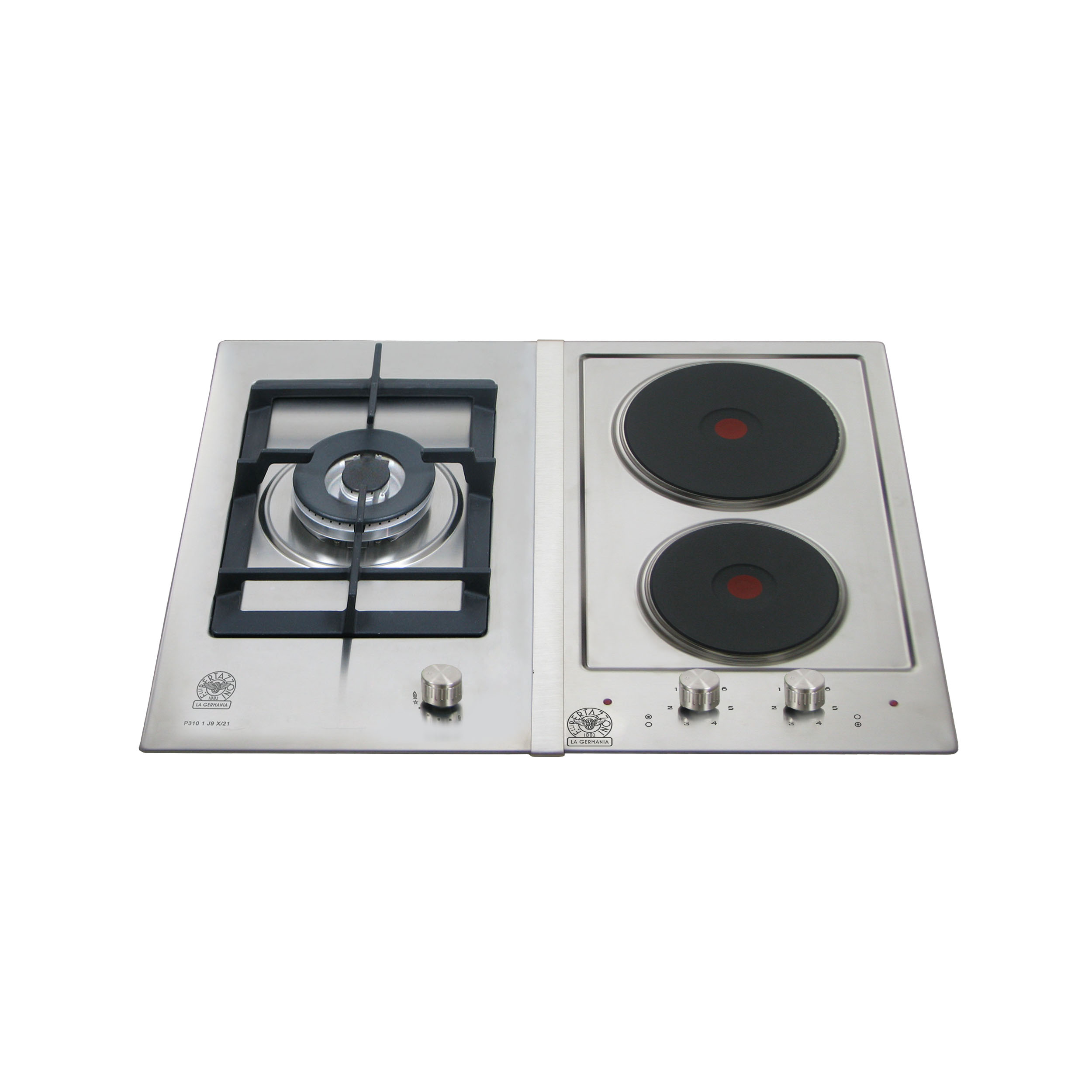 ΕΣΤΙΑ LA GERMANIA P631CELAGX (P33 1C LAG X + σύνδεσμος + P33 2E LAG X) | ΕΣΤΙΑ ΜΙΚΤΗΣ ΤΡΟΦΟΔΟΣΙΑΣ | 1 ΑΕΡΙΟΥ + 2 ΗΛΕΚΤΡΙΚΕΣ